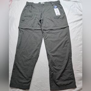 World Wide Sportsman Pants castlerock  Outdoor Cargo Convertible Zip Off Sz L